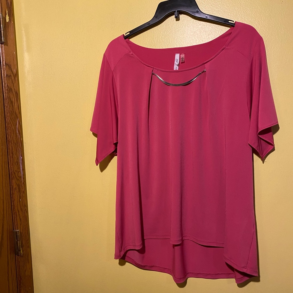 Pink Flowy Top